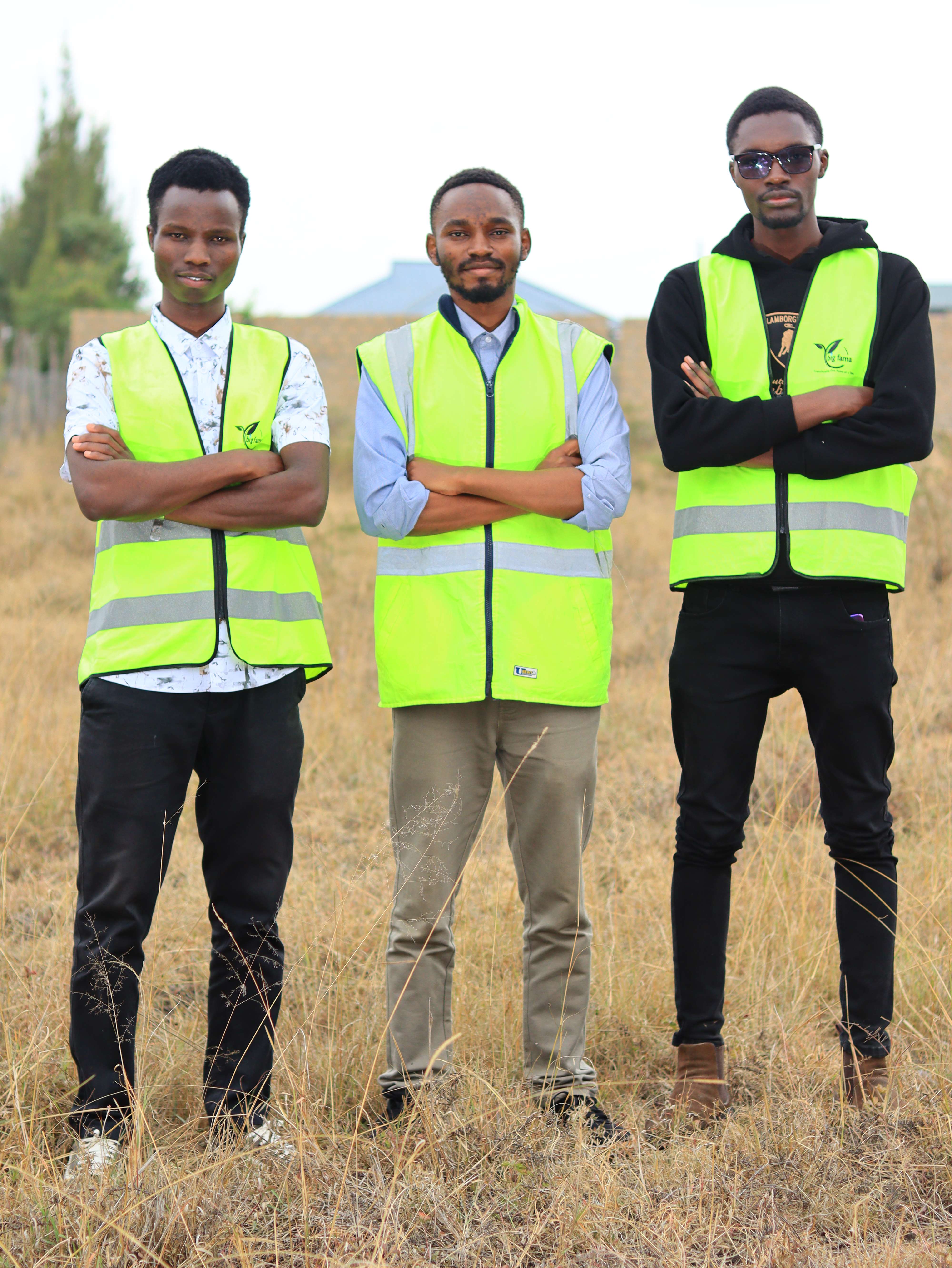 Big Fama team in the field