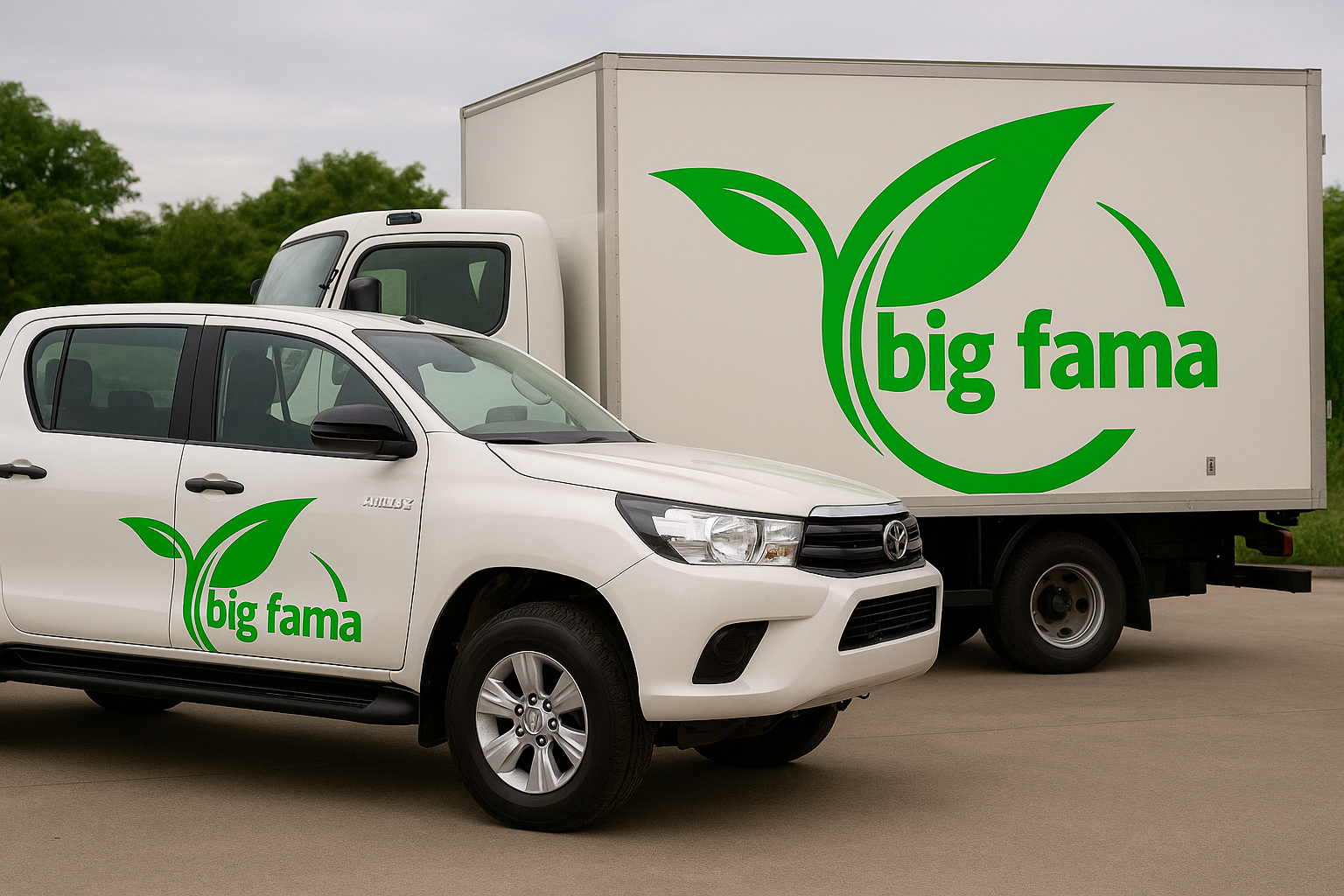 Big Fama delivery truck